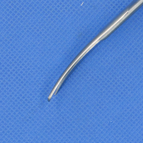 Nożyczki operacyjne 12,5 cm ostro-tępe zagięte