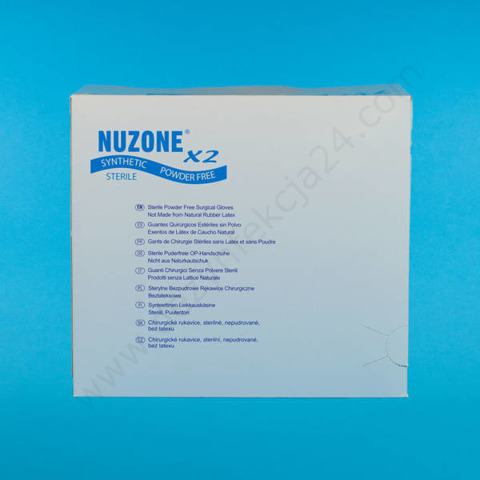 Nuzonex2 - Rękawice neoprenowe bezlateksowe, bezpudrowe sterylne (1 para)