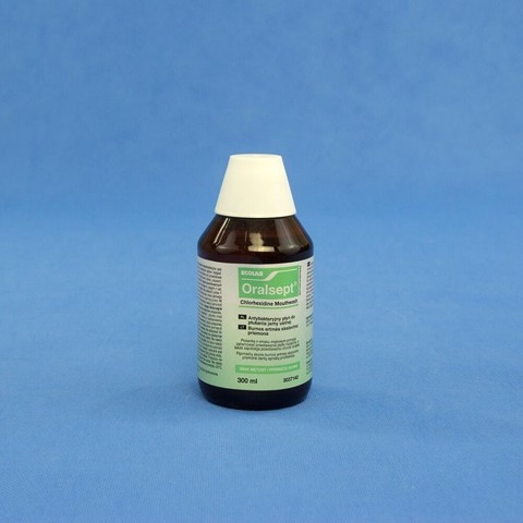 Oralsept 300 ml. miętowy - zielony