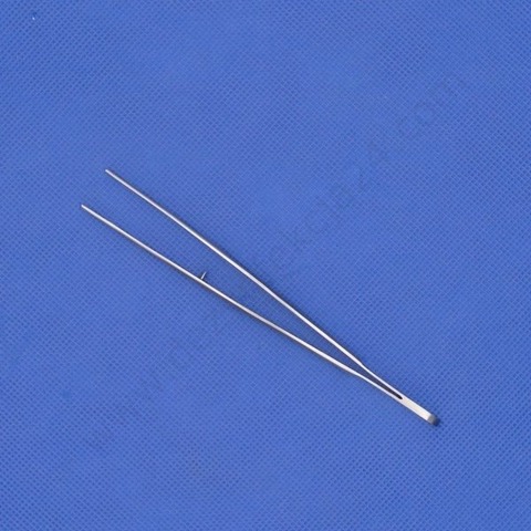 Pinceta chirurgiczna 12,5 cm 1/2 ząbki Semken do szwu naczyniowego - prosta