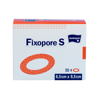 Plaster oczny FIXOPORE S 6,5 cm x 9,5 cm (kompres na oko) (50 szt.) - Matopat