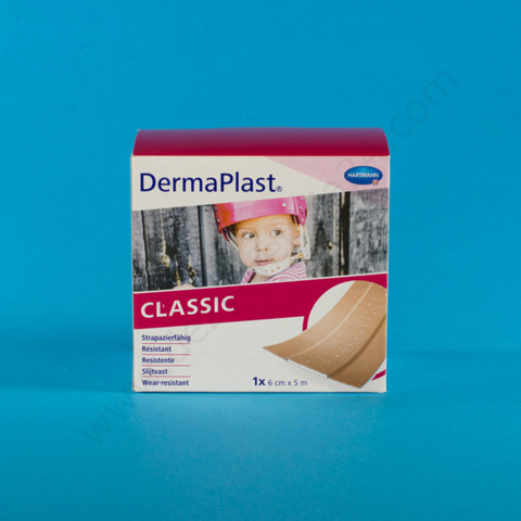 Plaster z opatrunkiem DermaPlast Classic 6 cm x 5 m