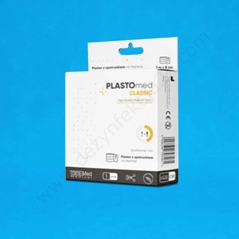 Plastomed Classic - Plaster z opatrunkiem 8 cm. x 1 m