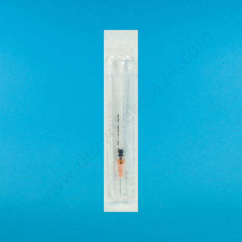 Strzykawka trzyczęściowa do tuberkuliny 1 ml z igłą 0,40 x 13 mm (100 szt.) - Polfa Lublin